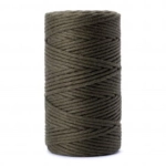 SZNUREK SKRĘCANY 1PLY 3MM DŁ. 100M - KHAKI (KOD 30)