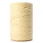 SZNUREK SKRĘCANY 1PLY 3MM DŁ. 100M - CYTRYNA (KOD 30)