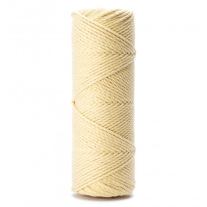 SZNUREK SKRĘCANY 3PLY 3MM DŁ. 100M - CYTRYNA (KOD 30)