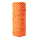 SZNUREK SKRĘCANY 3PLY 3MM DŁ. 100M - POMARAŃCZOWY (KOD 30)
