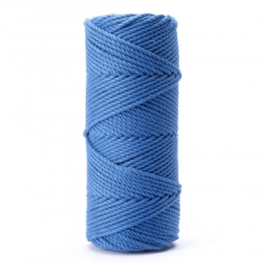 SZNUREK SKRĘCANY 3PLY 3MM DŁ. 100M - JEANS (KOD 30)