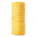 SZNUREK SKRĘCANY 3PLY 3MM DŁ. 100M - ŻÓŁTY (KOD 30)