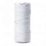 SZNUREK SKRĘCANY 3PLY 3MM DŁ. 100M - BIAŁY (KOD 30)