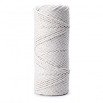 SZNUREK SKRĘCANY 3PLY 3MM DŁ. 100M - NATURALNY (KOD 30)