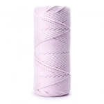 SZNUREK SKRĘCANY 3PLY 3MM DŁ. 100M - PUDROWY RÓŻ (KOD 30)