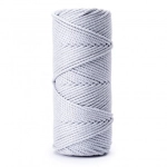 SZNUREK SKRĘCANY 3PLY 3MM DŁ. 100M - SZARY (KOD 30)
