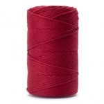 SZNUREK SKRĘCANY 1PLY 3MM DŁ. 200M - BORDO (KOD 30)
