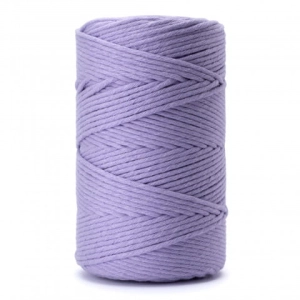 SZNUREK SKRĘCANY 1PLY 3MM DŁ. 200M - LAWENDA (KOD 30)