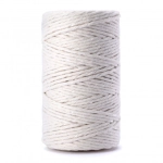 SZNUREK SKRĘCANY 1PLY 3MM DŁ. 200M - NATURALNY (KOD 30)