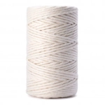SZNUREK SKRĘCANY 1PLY 3MM DŁ. 200M - ECRU (KOD 30)