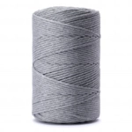 SZNUREK SKRĘCANY 1PLY 2MM DŁ. 290M - CIEMNY SZARY (KOD 30)