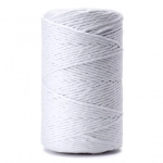 SZNUREK SKRĘCANY 1PLY 5MM DŁ. 100M - BIAŁY (KOD 30)