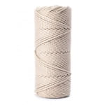 SZNUREK SKRĘCANY 3PLY 3MM DŁ. 100M - BEŻOWY (KOD 30)