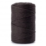 SZNUREK SKRĘCANY 1PLY 3MM DŁ. 100M - CZEKOLADOWY (KOD 30)