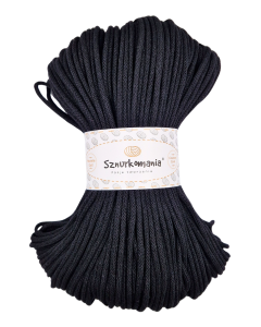 CZARNY - SZNUREK PLECIONY 3MM 100M