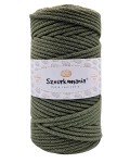 KHAKI - SZNUREK PLECIONY 5MM 100M
