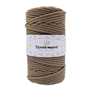 MOKKA - SZNUREK PLECIONY 5MM 100M