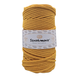 ŻÓŁTY - SZNUREK PLECIONY 5MM 100M