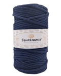 GRANATOWY  - SZNUREK PLECIONY 5MM 100M
