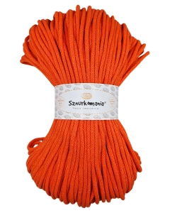 POMARAŃCZ - SZNUREK PLECIONY 5MM 100M