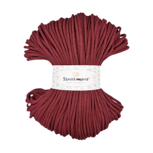 BURGUND - SZNUREK PLECIONY 5MM 100M
