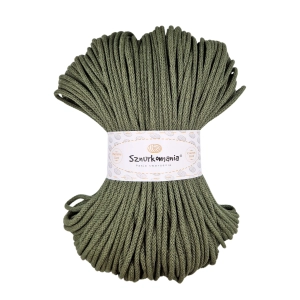 KHAKI - SZNUREK PLECIONY 5MM 100M