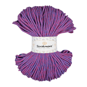 SZNUREK BAWEŁNIANY 3MM, DŁ. 100M, JAGODOWY