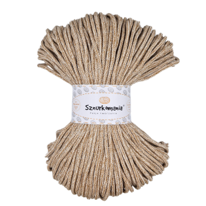 SZNUREK BAWEŁNIANY 3MM, DŁ. 100M, KARMELOWY MIX
