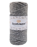 SZNUREK SKRĘCANY GLITTER 1PLY 3MM DŁ. 100M - CIEMNY SZARY ZE SREBRNĄ NITKĄ (KOD 30)