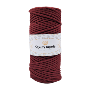 BURGUND- SZNUREK PLECIONY 3MM 100M