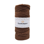 BRĄZ - SZNUREK PLECIONY 3MM 100M
