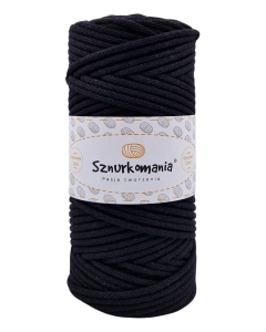 CZARNY - SZNUREK PLECIONY 3MM 100M