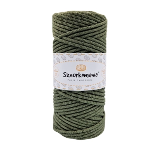 KHAKI - SZNUREK PLECIONY 3MM 100M